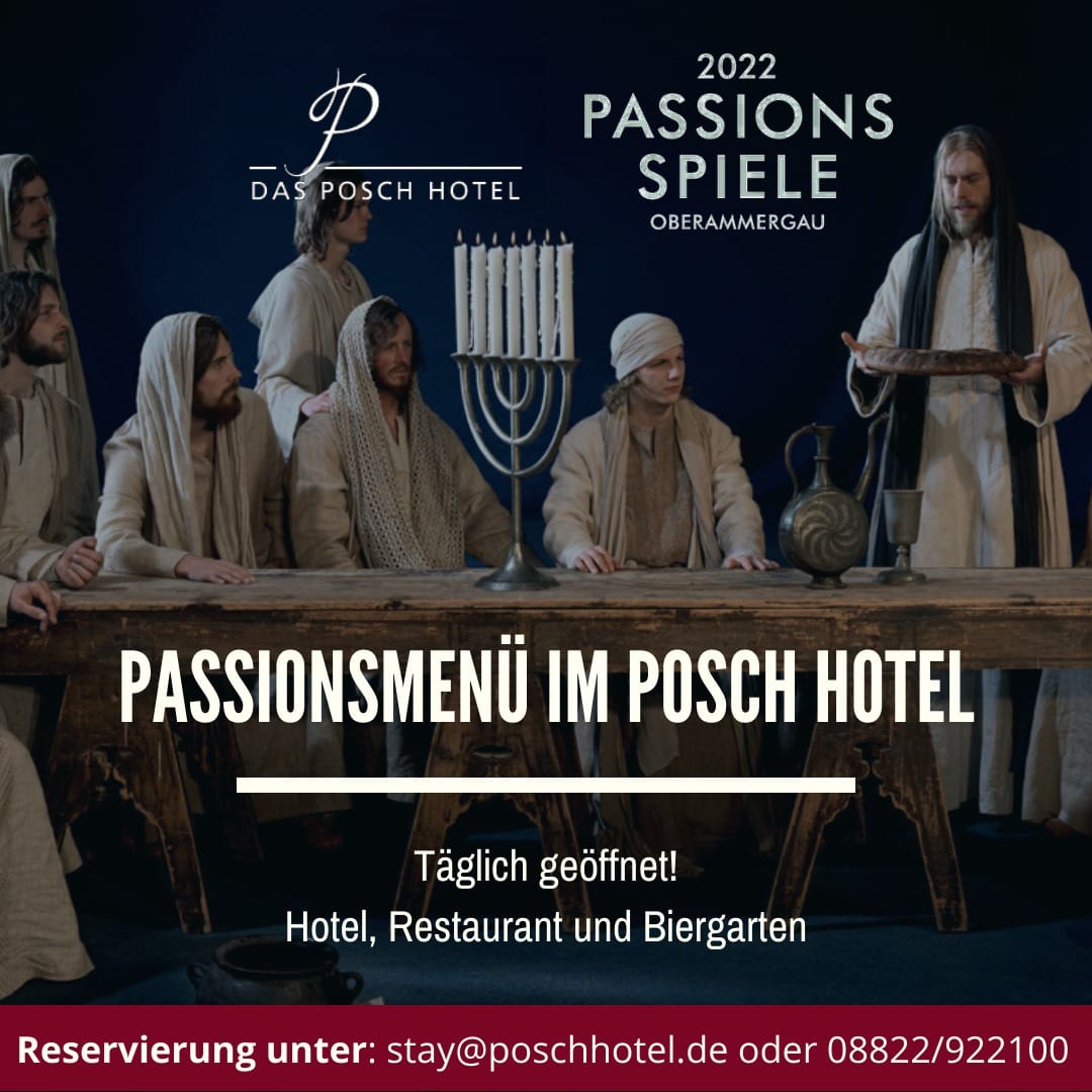 Oberammergau Passionsspiele 2022 - Essen in der Pause